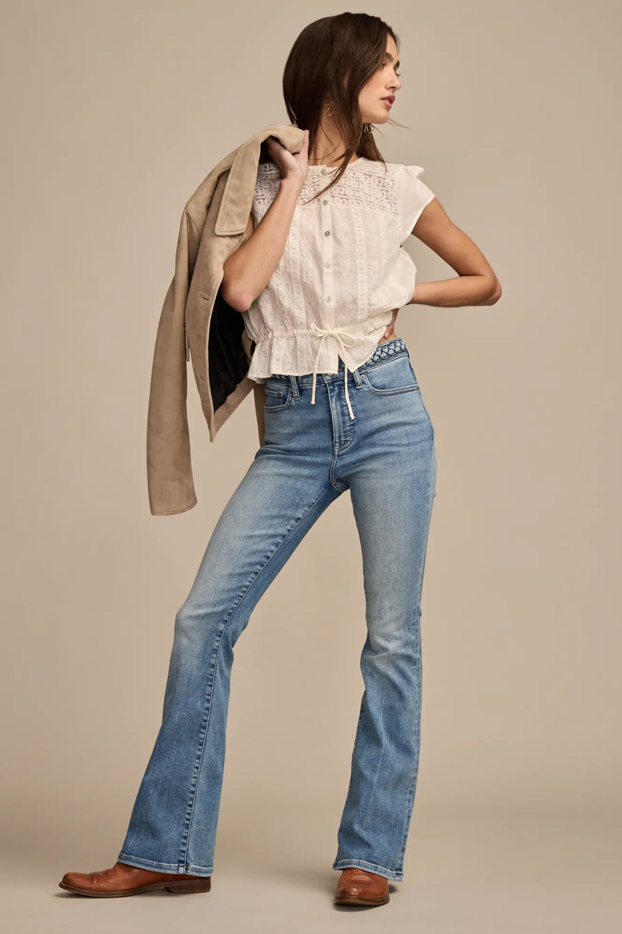 lucky legend high rise stevie flare