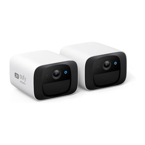 eufy Security SoloCam C210, Wireless Outdoor Camera, 2K Resolution, No Monthly Fee, Wireless, 2.4 GHz Wi-Fi, HomeBase 3 Compatible