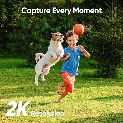 eufy Security SoloCam C210, Wireless Outdoor Camera, 2K Resolution, No Monthly Fee, Wireless, 2.4 GHz Wi-Fi, HomeBase 3 Compatible