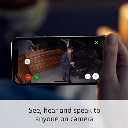 Ring Spotlight Cam Plus, Battery | Two-Way Talk, Color Night Vision, and Security Siren (2022 release) - Black