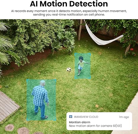 2K Solar Camera Outdoor Wireless-2.4Ghz WiFi Cameras for Home Security, Continuous Power, Color Night Vision, SD Card/Cloud Storage, Waterproof, Compatible with Alexa/Google Home S1 (3 Pack)