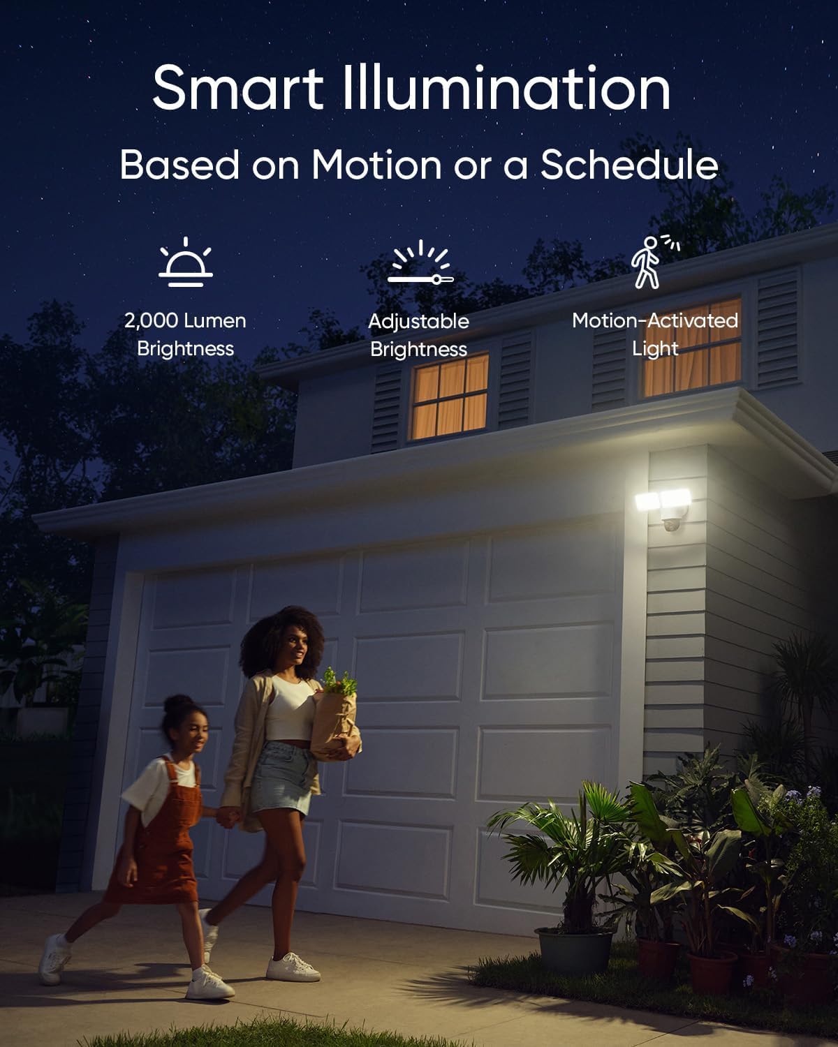 eufy Security Camera Floodlight Camera E340 Wired, Security Camera Outdoor, 360° PTZ, 24/7 Recording, 2.4G/5G Wi-Fi, 2000 LM, Motion Detection, Built-In Siren, Dual Cam, HB3 Compatible, No Monthly Fee