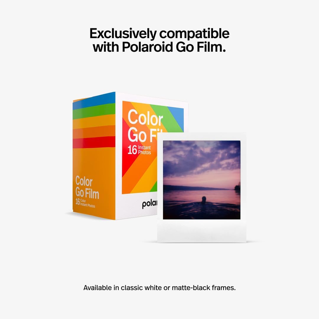 Polaroid Go Generation 2 - Mini Instant Camera + Film Bundle (16 Photos Included)