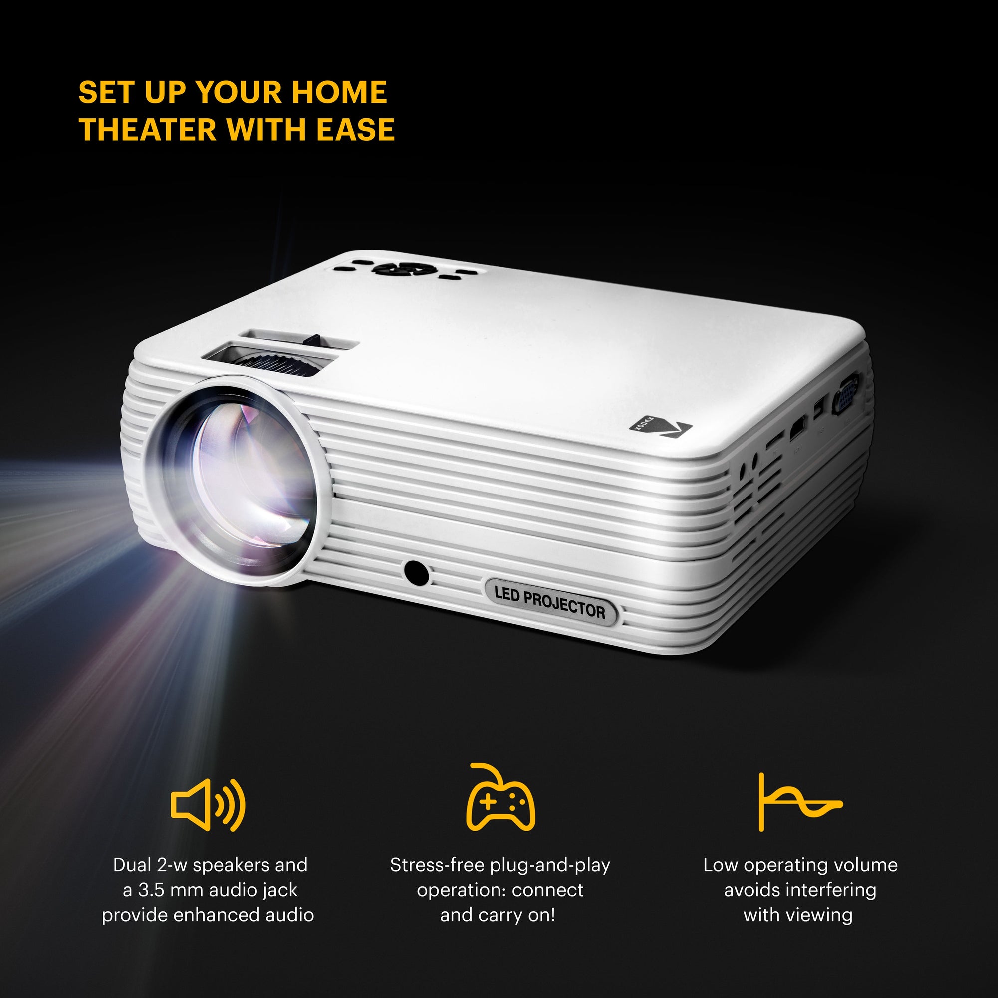 KODAK FLIK X7 Home Projector