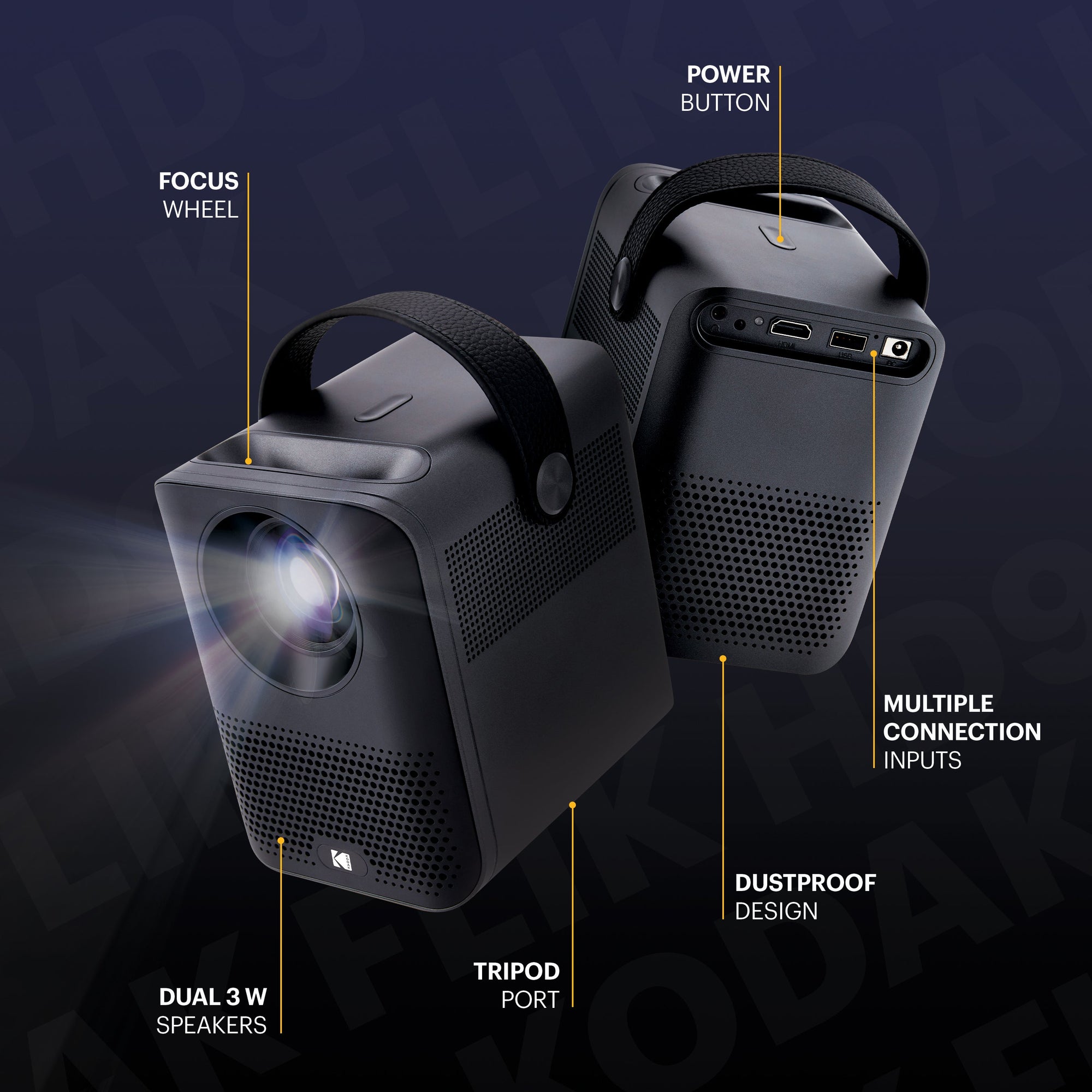 KODAK FLIK HD9 Smart Projector